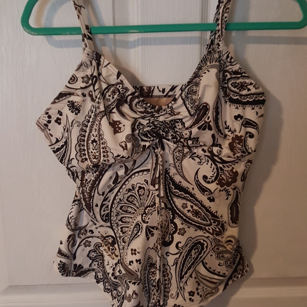 Land's End tankini top 12DD